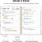 Academic Year Monthly and Weekly Calendar Teacher Planner - Wildflower